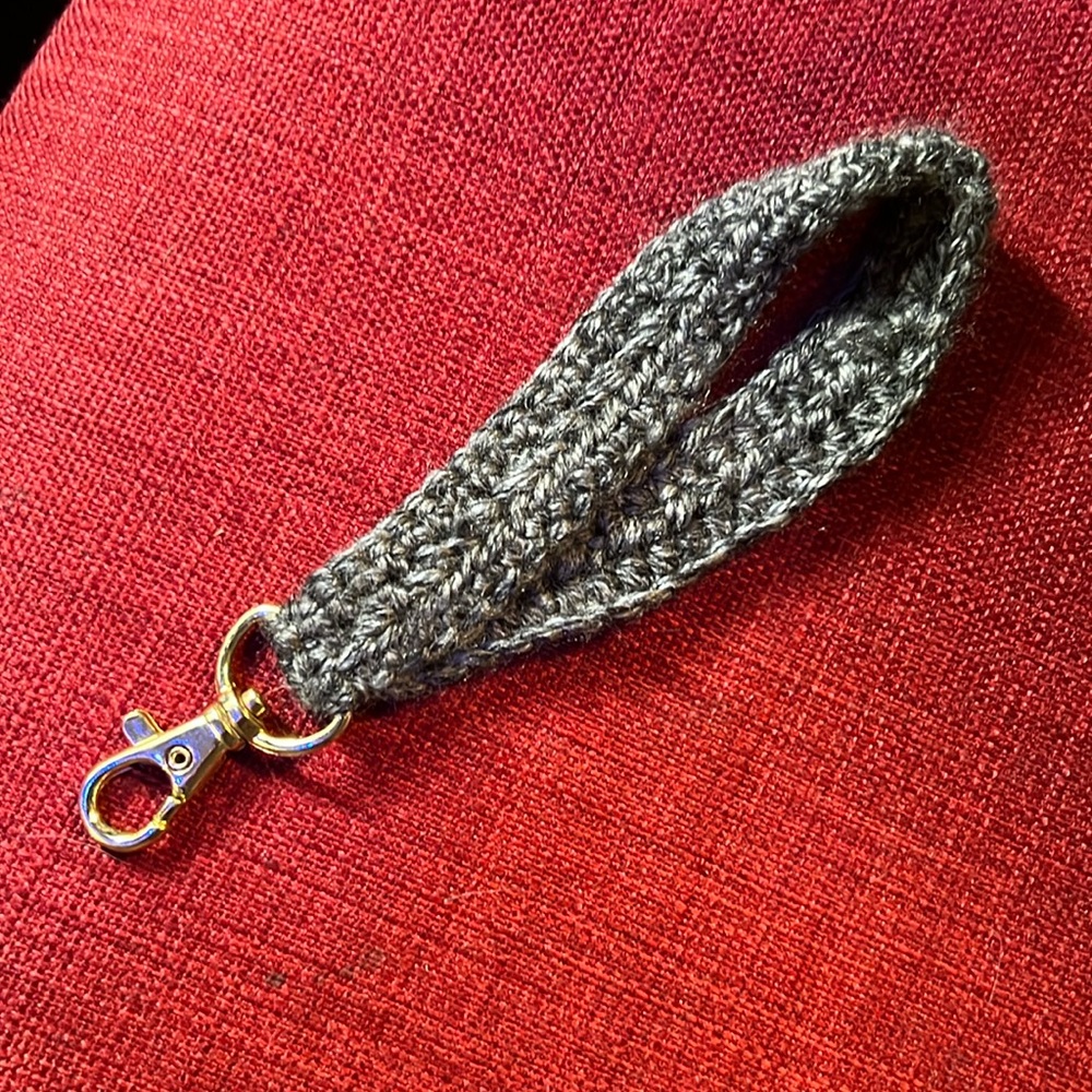 Hand Crocheted Wristlet Strap